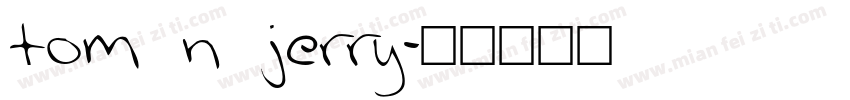 tom n jerry字体转换